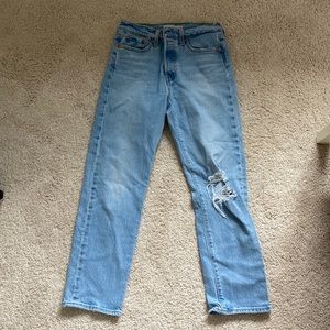 Levi's wedgie straight jeans
